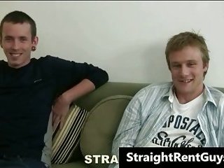 Hetero hunks go gay for cold hard cash gay porno video